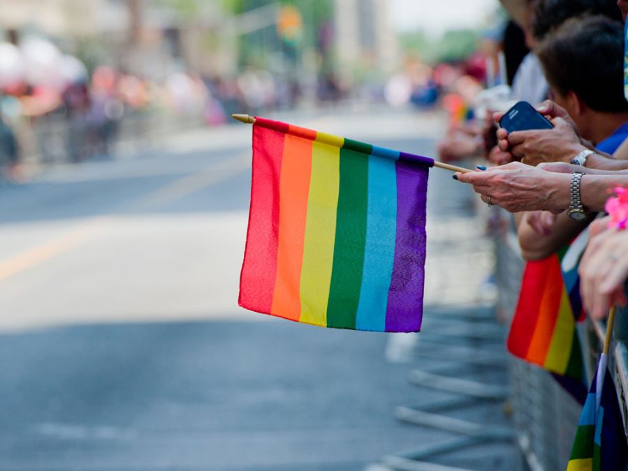 Waving flags